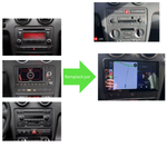 Charger l'image dans la galerie, Dalle Tactile Audi A3 (2003-2013) - Remplacement Écran Autoradio GPS Android Auto Apple CarPlay