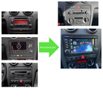 Charger l'image dans la galerie, Écran Tactile Audi A3 (2003-2013) - Autoradio GPS Android Auto Apple CarPlay