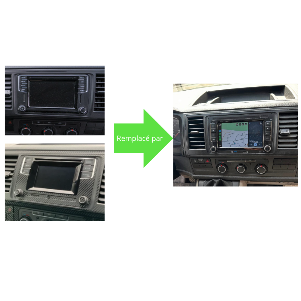 Écran Tactile Volkswagen T6 Multivan (2015-2021) - Autoradio GPS Android Auto et Apple CarPlay