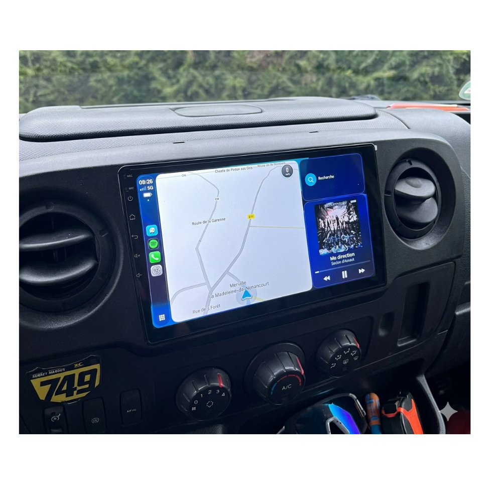 Écran Tactile Renault Master 3 (2010-2019) - Autoradio GPS Android Auto et Apple CarPlay