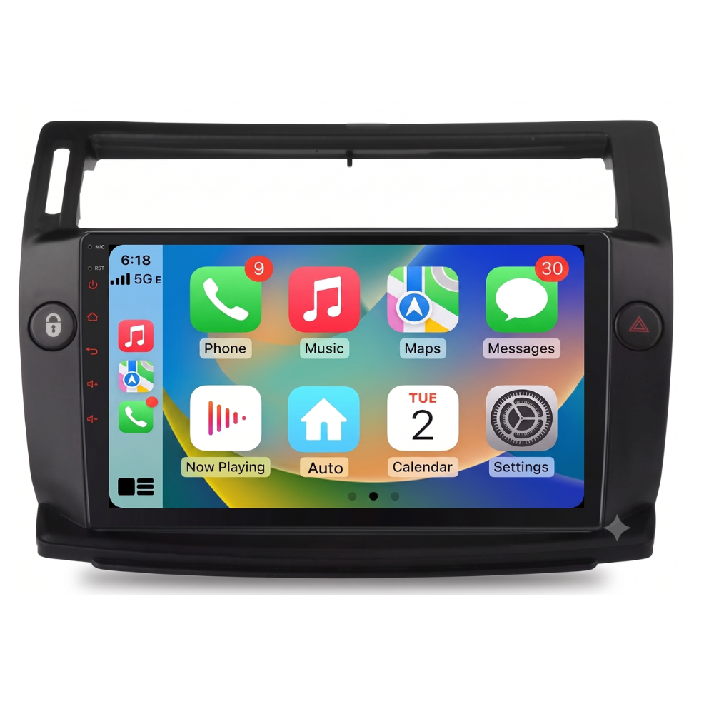 Écran Tactile Citroen C4 (2004-2010) - Autoradio GPS Android Auto Apple CarPlay