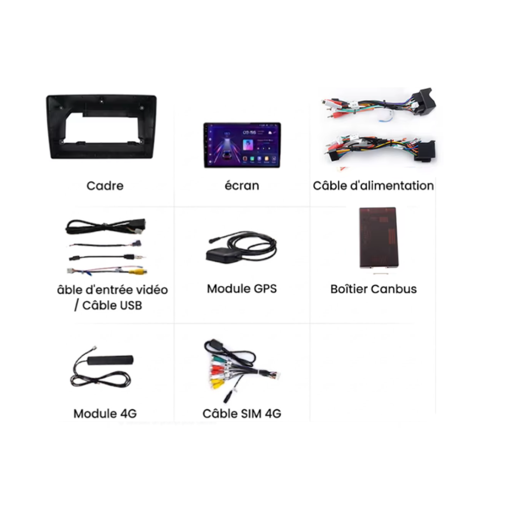 Écran Tactile Citroen C5 (2008-2017) - Autoradio GPS Android Auto Apple CarPlay