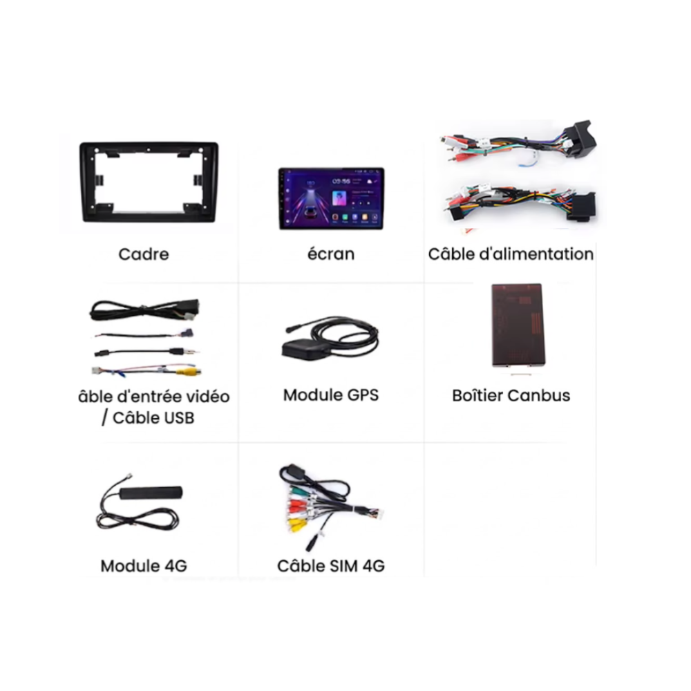 Écran Tactile Peugeot 308 (2013-2018) - Autoradio GPS Android Auto Apple CarPlay